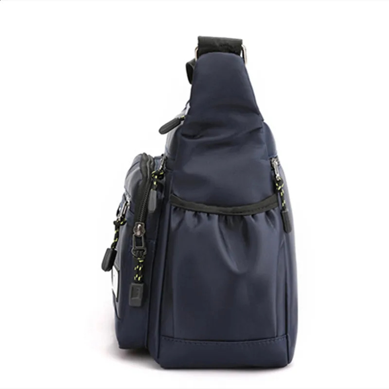 High Capacity Shoulder Bag Waterproof and Durable Backpack with Multiple Pockets for Business Leisure Crossbody 241225