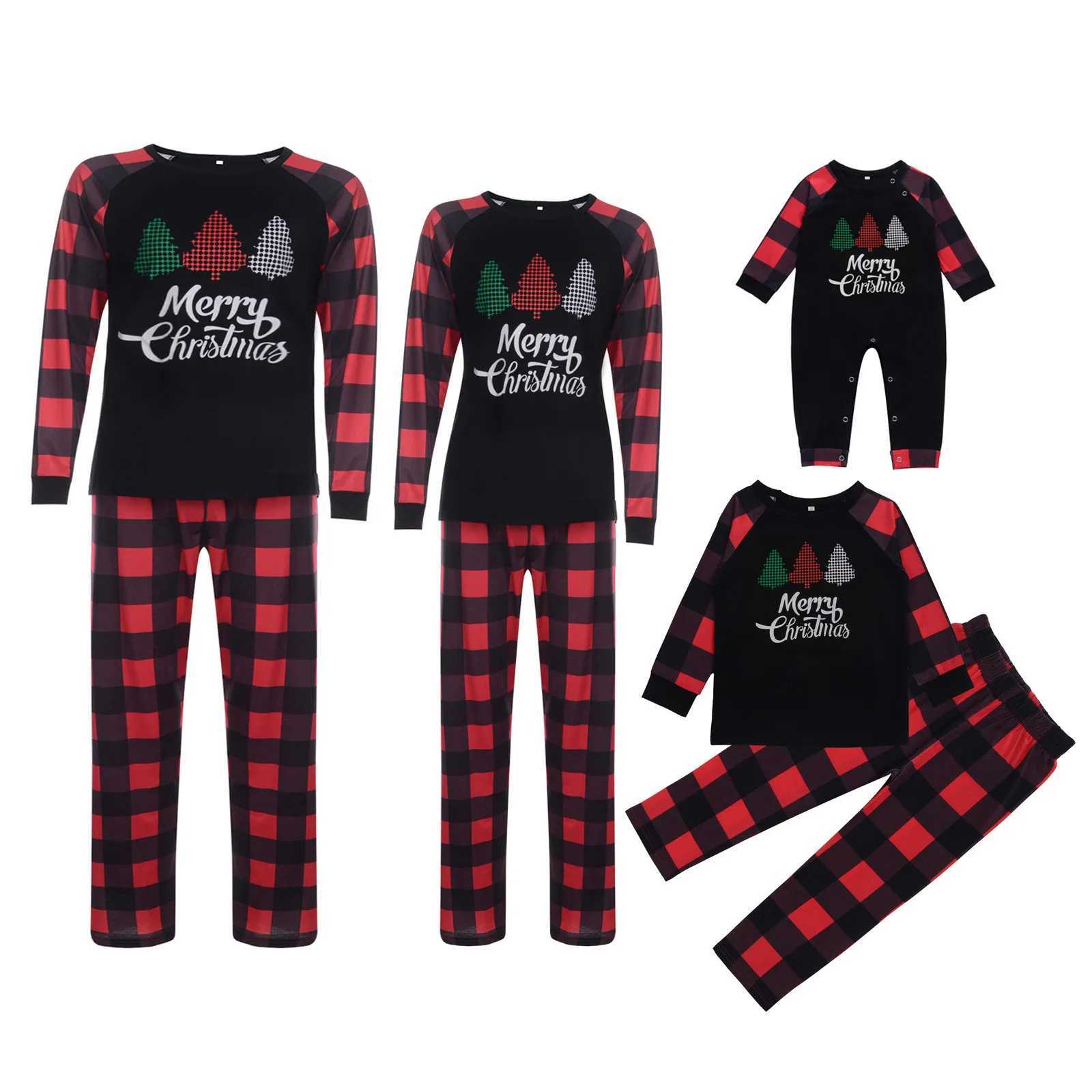 Mens home matching clothing for mothers fathers children and babies Christmas Santa Claus set pajamas Family Matching OutfitsXJ241227