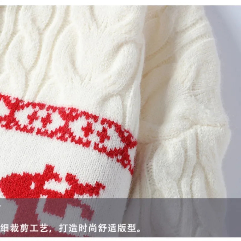 Winter sweater High End y Cashmere Sweater Men Thick Warm Mens Sweaters With Dr Korean Harajuku Christmas Jumper S2511101Y4Q