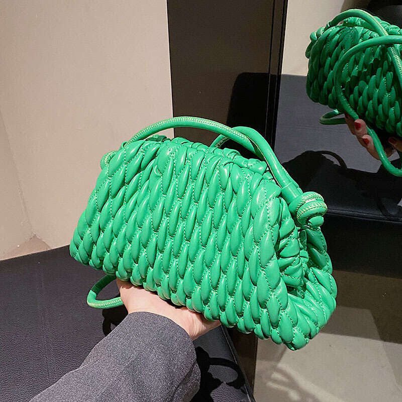 Crossbody Bag Purses for Women Pleated Cloud For Spring Fashionable Single Shoulder Diagonal Cross Versatile Dumpling Bag Clip On Bag