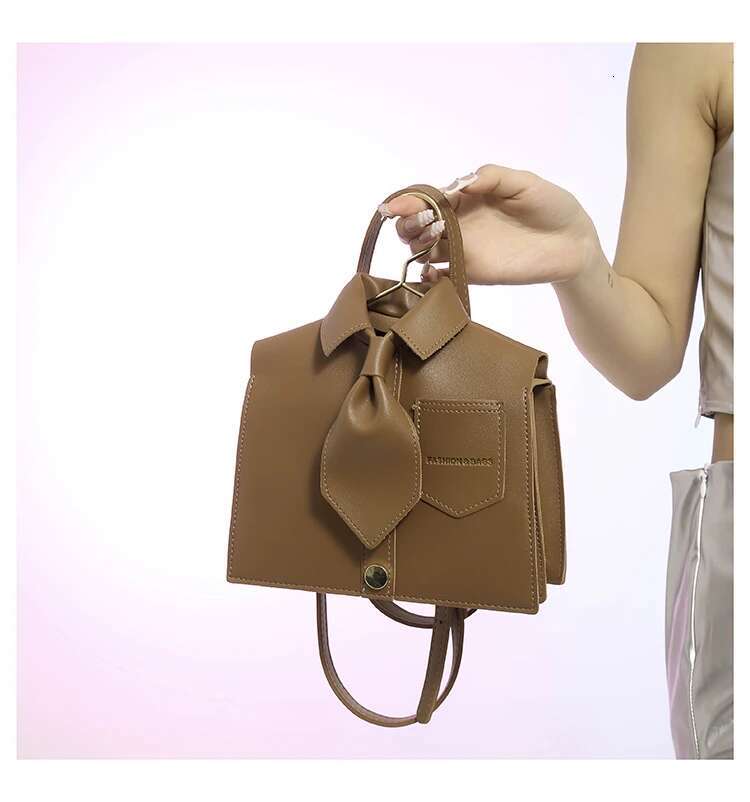 Women's Bags Handbag Versatile Creative Design PU Sewing Thread Shoulder New Trend Niche Women's Crossbody Bags Fashion