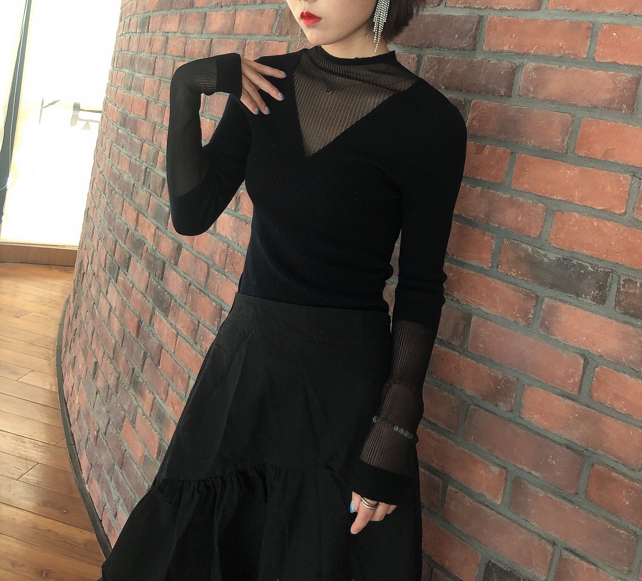 Women's Chic Slim Fit Wool Pullover Cozy & Stylish Fall Outerwear