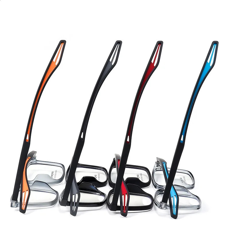 Optical Prescription Eyeglasses Black Fashion Ultra Light TR90 Sports Glasses Large Size Myopia Eyewear Men Frame G6206 241227