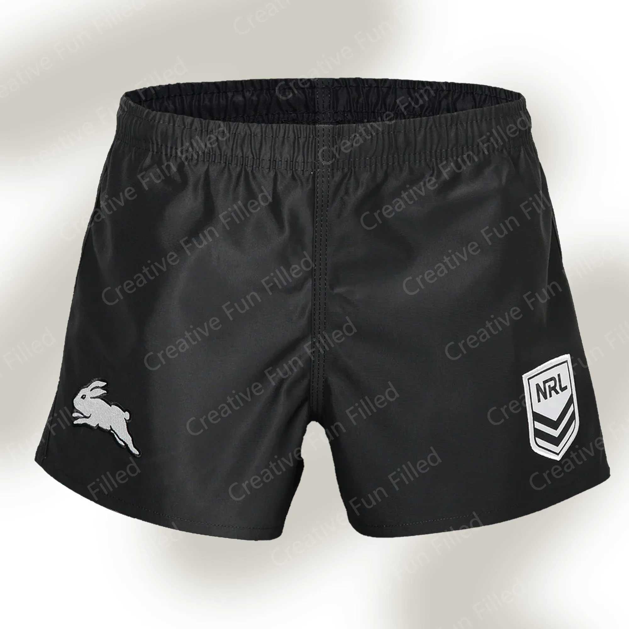 New arrivals in summer 2024 NRL South Sydney Rabbitohs Aloha Volley shorts oversized cartoon children/adult sports shorts W241227