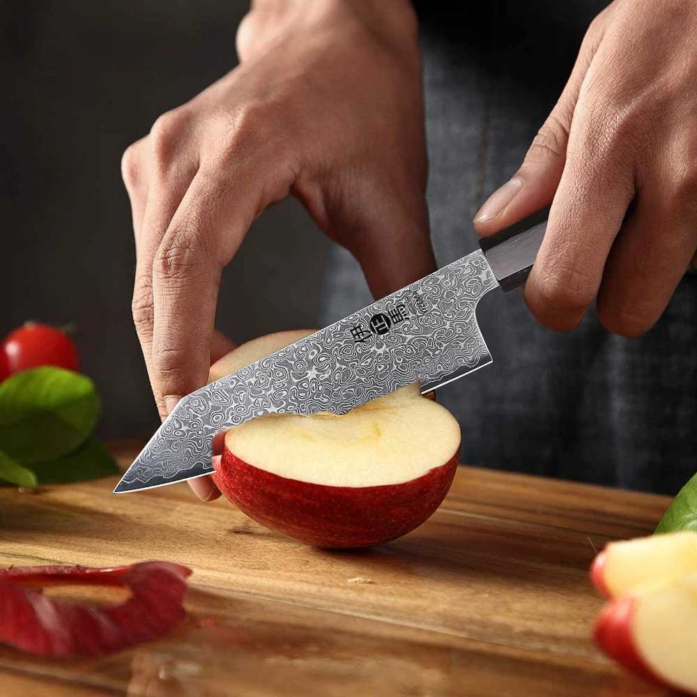 YIZEMA 5 Kitchen Practical Knife Damascus Professional Chef Knife Japanese Kitchen Cutting Vegetable Fruit Meat Cooking Tool Y241227