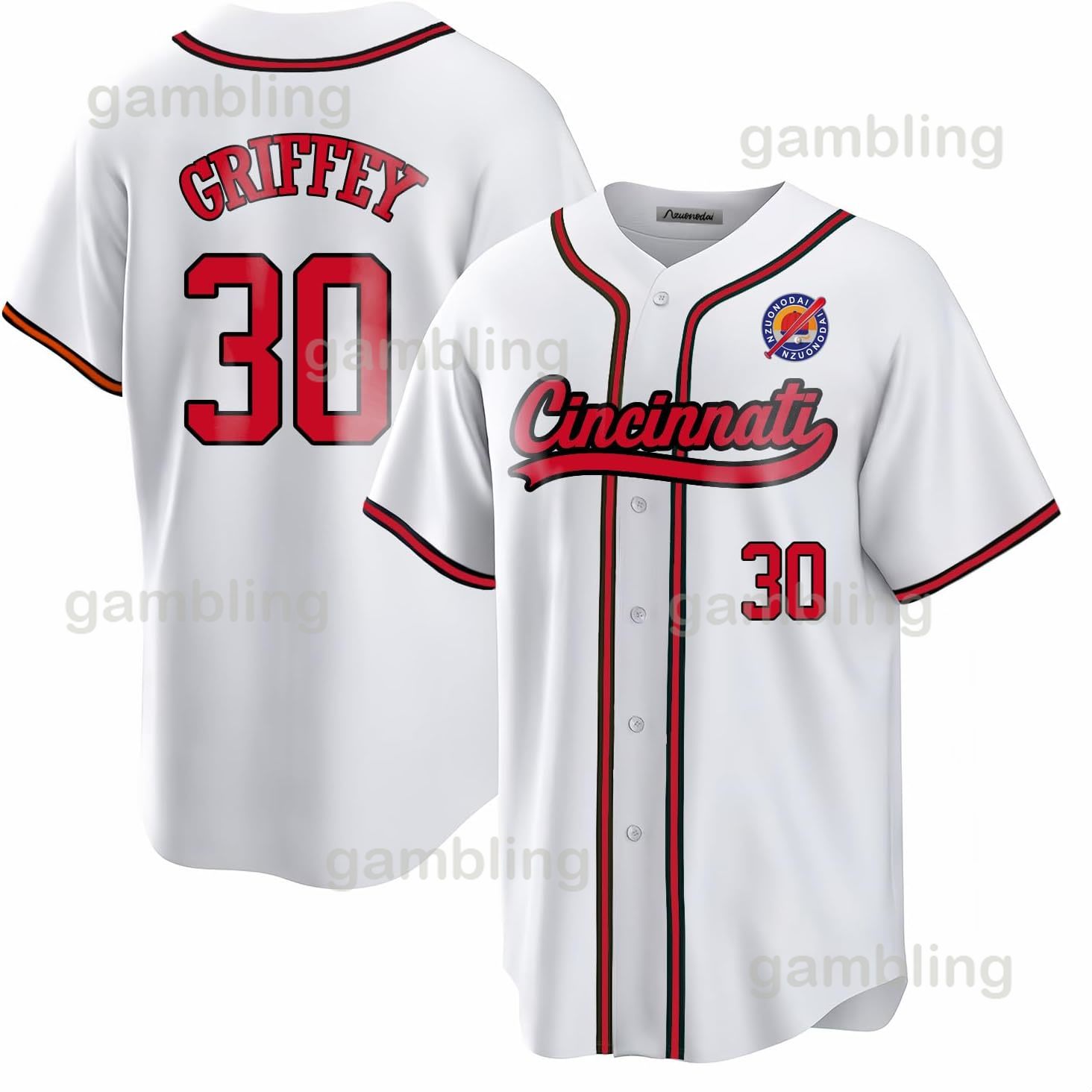 Red Baseball Stitched Jerseys 33 Christian 3 Jeimer 23 Nick 41 Andrew 21 Hunter 47 Frankie 4 Santiago 17 Stuart Custom Mens/Youth Jerseys