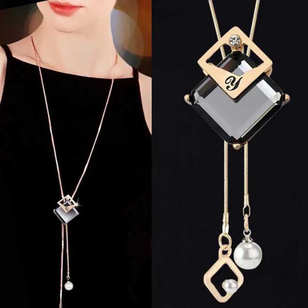 Women Necklace Chic Multiple Styles Pendant Necklace Long Sweater Chain Party Dr Necklace Jewelry GiftXJ241227