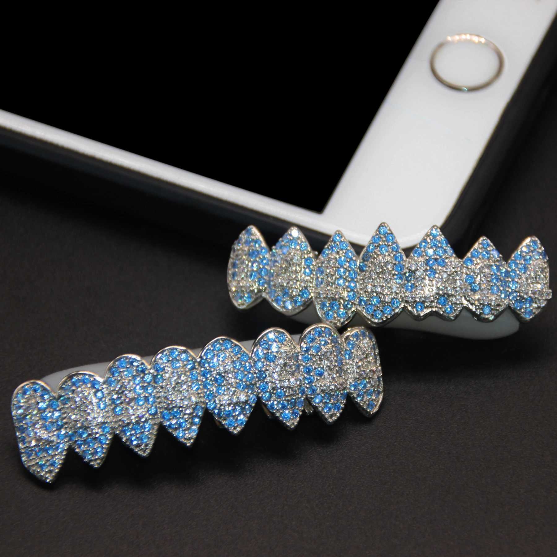 1pc Halloween New 1414Cool Teeth Decoration 8 Pointed Teeth Style Vampire Zircon Hip Hop Teeth Decoration Neutral False Teeth Co W241227