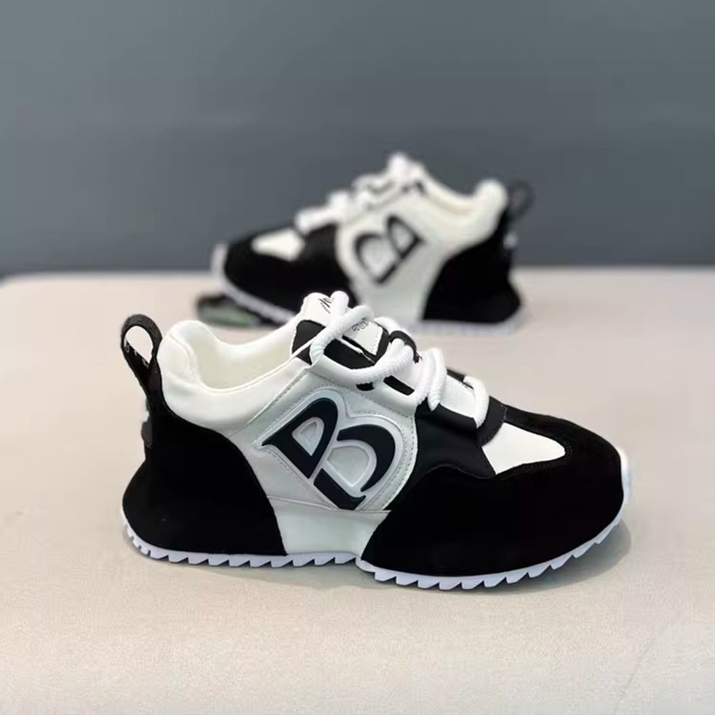 Men Casual Shoes Black White Trendy Style Anti-skid Board Shoes Jogging Tennis Gym Sneaker Free shipping