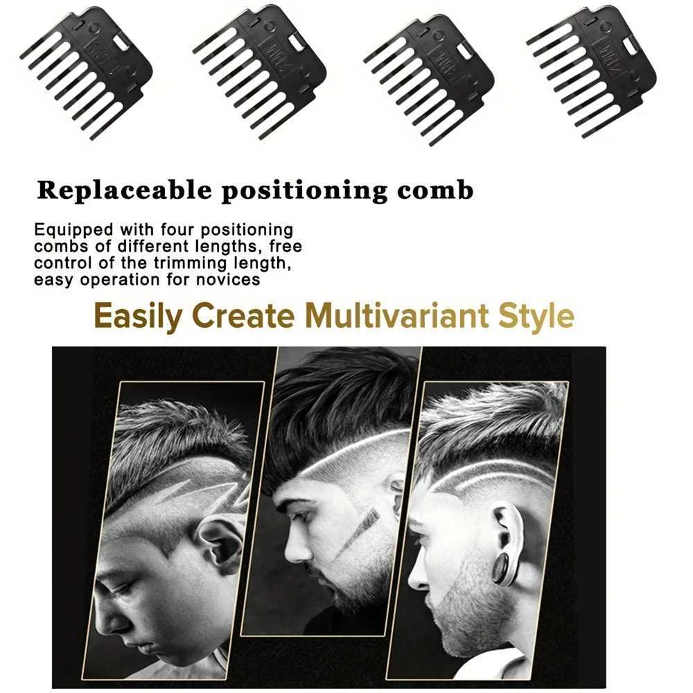 Electric Hair Cutting Machine Vintage T9 Clipper Hair Rechargeable Man Shaver Trimmer For Mens Barber Professional Hair Trimmer W241227