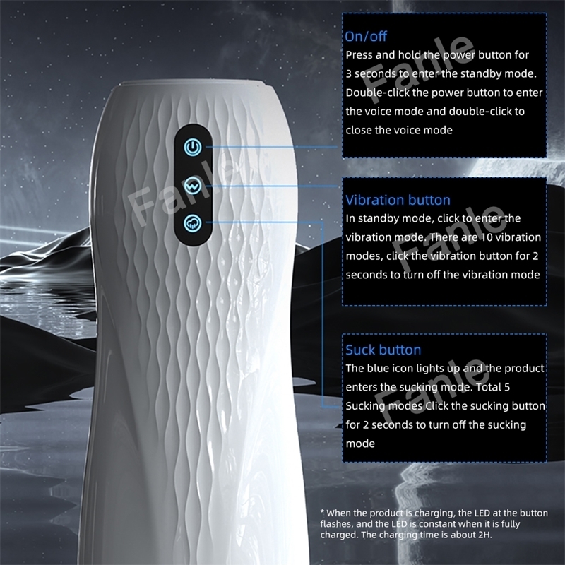Automatic Sucking Male Masturbator Vibration Blowjob Machine Heating Pussy Penis Pump Masturbation Cup Sex Toys for Men Supplies w241226