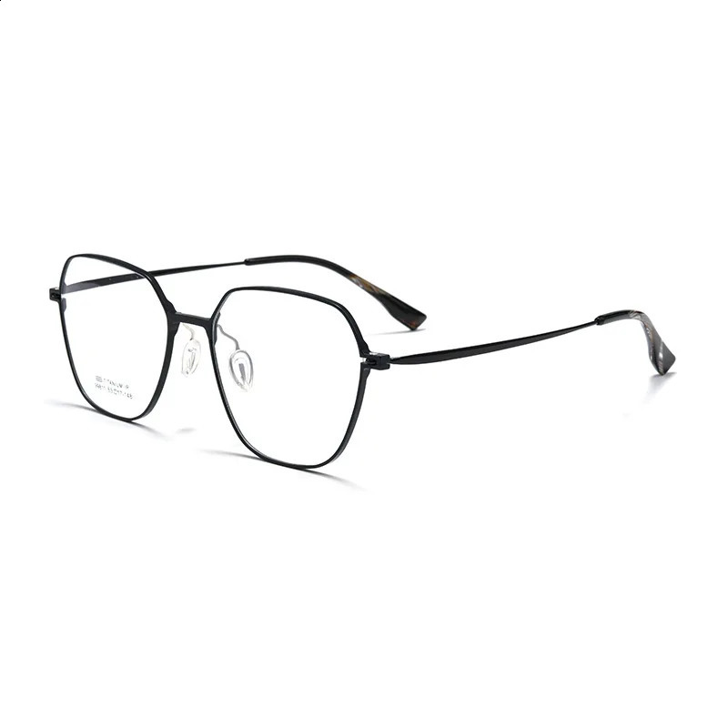 99811Aluminum Magnesium Ultra Light Myopia Glasses Frame Mens and Womens Minimalist Prescription Glasses Frame 241227