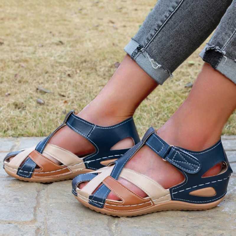 New Arrival Summer Woman Sandals Shoes Beach Shoes For Women Party Sandals Woman Wedge Ladies Shoes Open Toe Footwear Female Women Sandal T250318