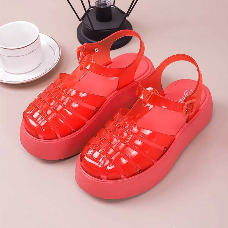 High Quality Women Roma Sandals Straps Flat Sandals for Women Platform Breathable Sandals Colorful Wedge FAshion Women Sandals T241227