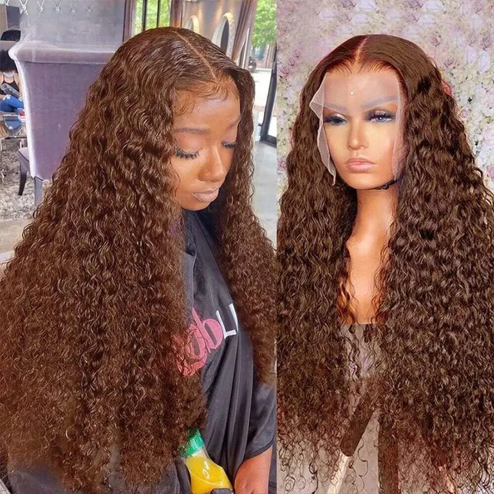 34 Inch Body Wave Preplucked Hair Look Like Human Hair Wigs Highlight Brazilian Glueless Lace Front Wigs Ombre Blonde Straight Synthetic Wig With Baby