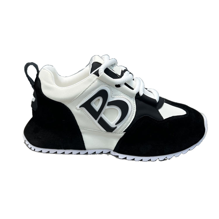 Men Casual Shoes Black White Trendy Style Anti-skid Board Shoes Jogging Tennis Gym Sneaker Free shipping