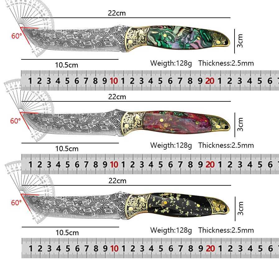 Stainless steel kitchen knife chefs knife cutter utility knife barbecue steak knife Y241227