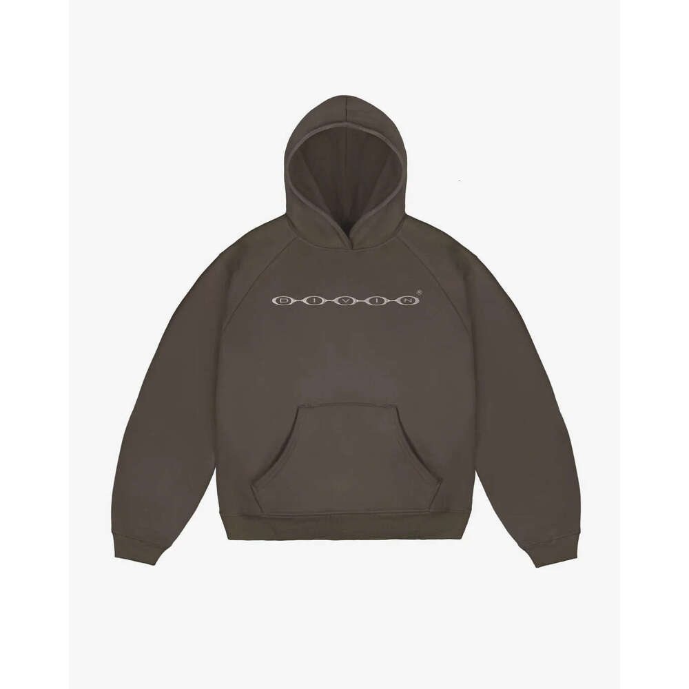 New hooded hoodie with letter pattern, men's women's sports autumn and winter trendy brand