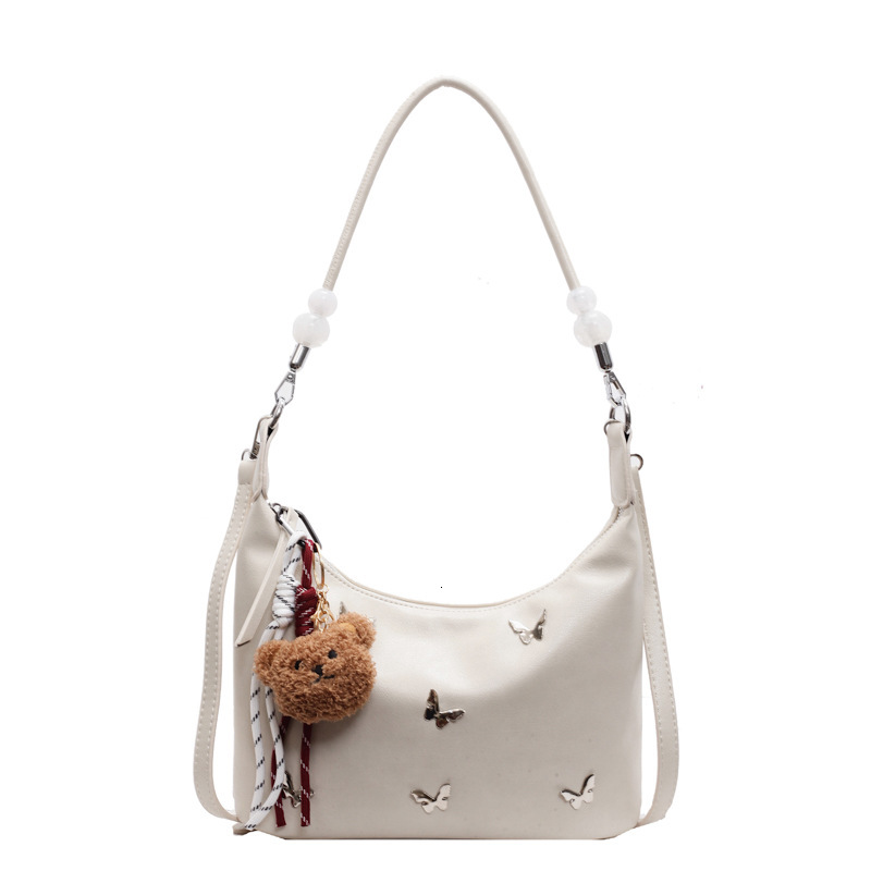 2025 New Fashionable Design Butterfly Shoulder Bag for Women, Large Capacity Commuter Diagonal Cross Bag Multi functional Bag