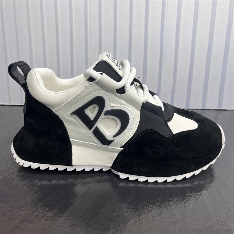Men Casual Shoes Black White Trendy Style Anti-skid Board Shoes Jogging Tennis Gym Sneaker Free shipping