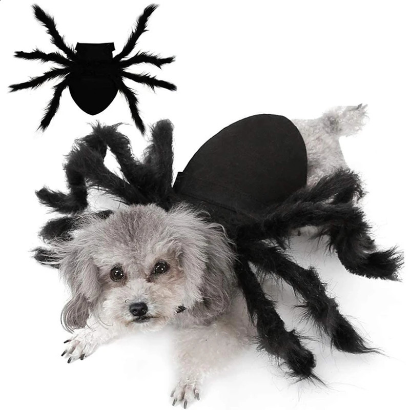 Halloween Spider Costume for Dog Cat Halloween Pet Costume Party Supply Spider Cosplay Costumes for Small Medium Dogs and Cats 241225