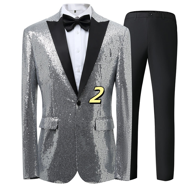 k1119 Slim Fit Single-Breasted Business Suit Jacket - Stylish Tailored Look