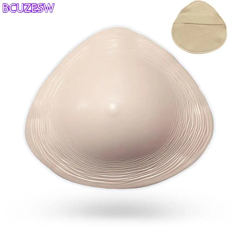 Triangular Silicone Prosthesis Lightweight Prosthesis Suitable for Breast Cancer Female Mastectomy with Cover Top Quality 241226