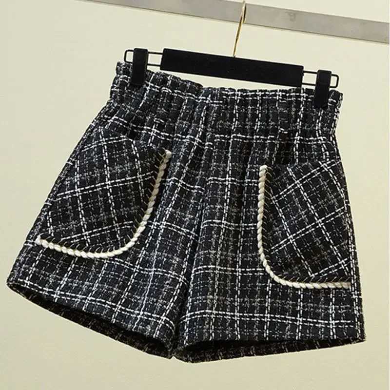 Kids Shorts Girls Tweed Shorts Small Style Casual Pants Kids Clothes Girls Cute Shorts Baby Pants W241227