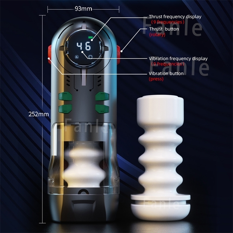 Male Masturbation Cup Telescopic Heated Sucking Blowjob Sex Machines Toy Adult Goods for Men Vagina Masturbator w241226