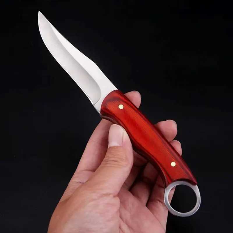 1 piece stainless steel knife fruit knife kitchen tools kitchen supplies for his use outdoor camping fishing Y241227