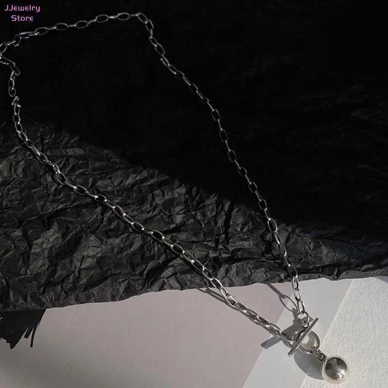 Cuban Chain Necklace Women New Fashion Toggle Clasp Stainl Steel Chain Necklace For Women Jewelry GiftXJ241227