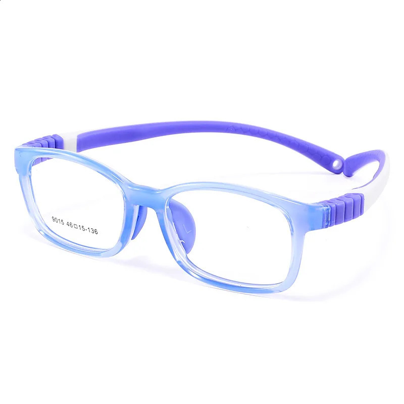 YIMARUILI Ultralight Silicone Children Eyeglass Frame Boy Fashion Safety Kids Optical Prescription Glass Frames Girls 9015ET 241227