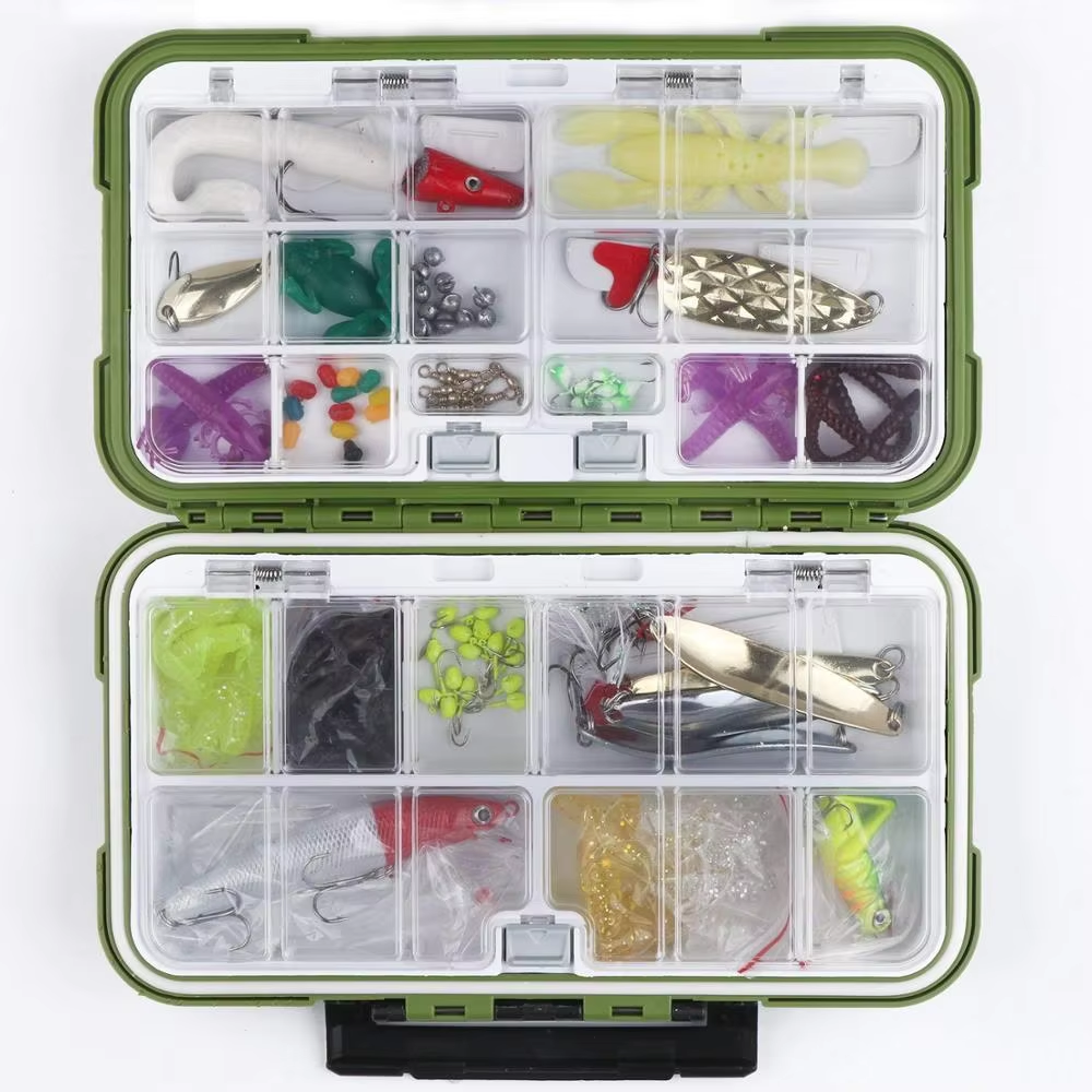 Outdoor Plastic Fishing Lure Box Artificial Bait Box