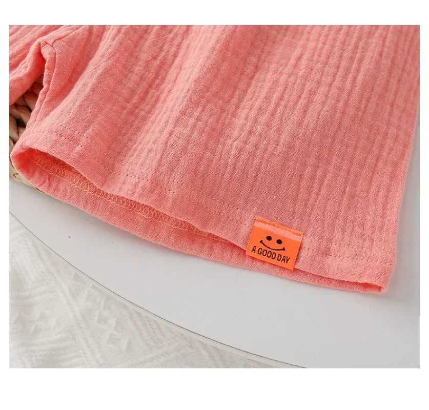 Cotton Muslin Shorts for Children Infant Korea Style Summer Beach Short Pants Bottom for Baby Clothes Girls Boy 4 6 8 10 12 Yrs W241227