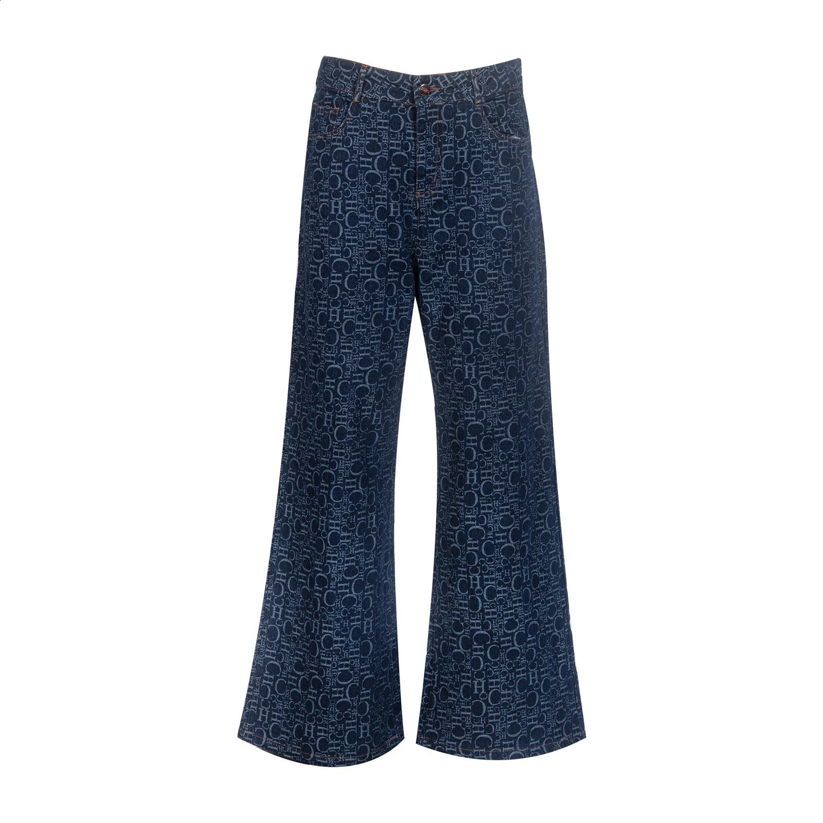 Women Pants Sets Denim Flared Trousers Fashion O Neck Coats Long Sleeve Zipper Casual Female Pants Suits Denim Streetwear Sets 241224