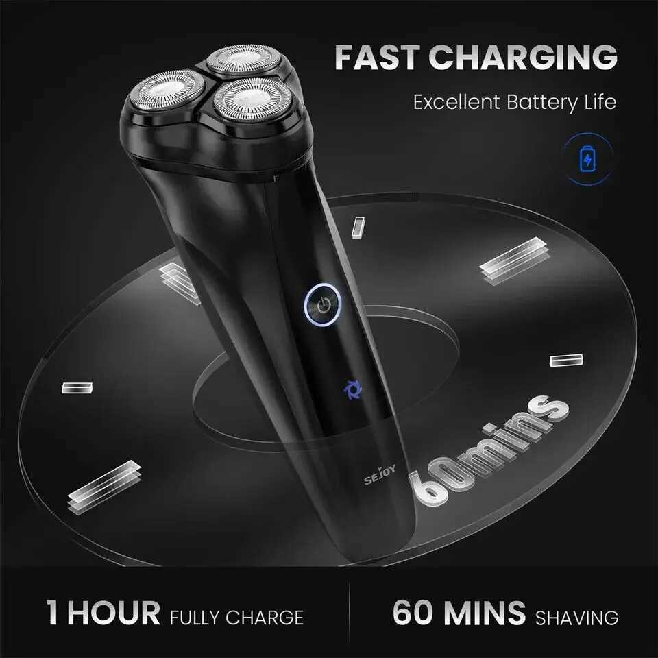 Sejoy Electric Shaver Hair Trimmer Set Razor for Men Hair Clipper Kit Cordless W241227