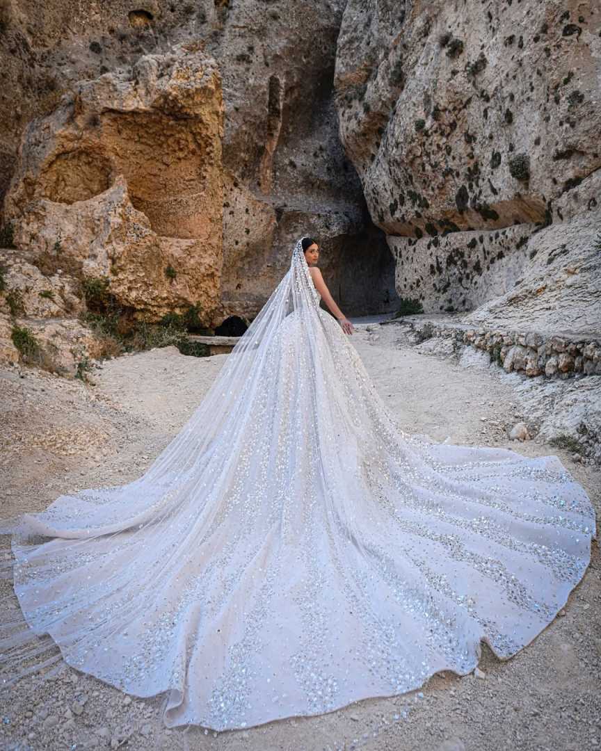 Gorgeous Ball Gown Wedding Dresses Strapless Sleeveless Appliques Lace Sequins Court Gown Pleat Custom Made Sweep Floor Bridal Plus Size Vestidos De N