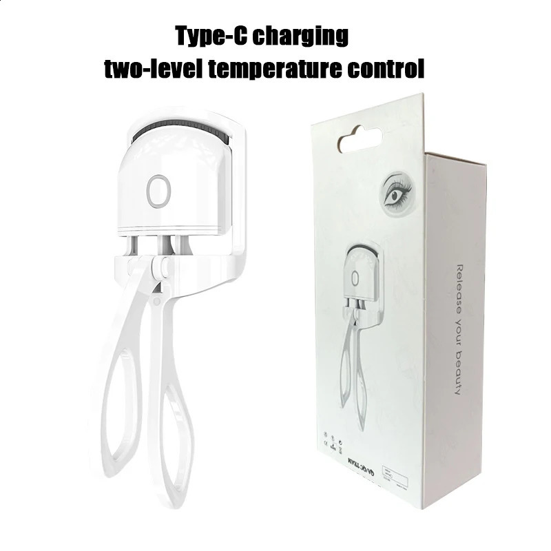 Electric Eyelash Curler USB Rechargeable Temperature Control Ironing Eyelash Portable Shaping and Lasting Curling Eyelash 241226