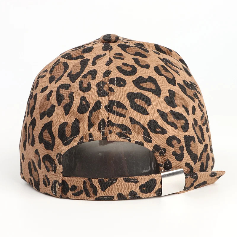 Leopard Print Cotton Baseball Caps Men Women Hip Hop Hat Spring Summer Sun Gorras Unisex Adjustable ed Cap 241226