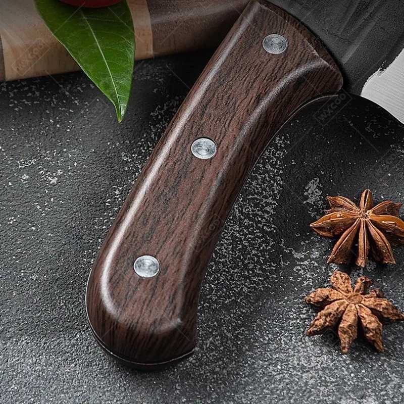Kitchen knife stainless steel forging chopper chefs kitchen knife Japanese tea crispy meat but cooking with Cucillos de Cosina Y241227