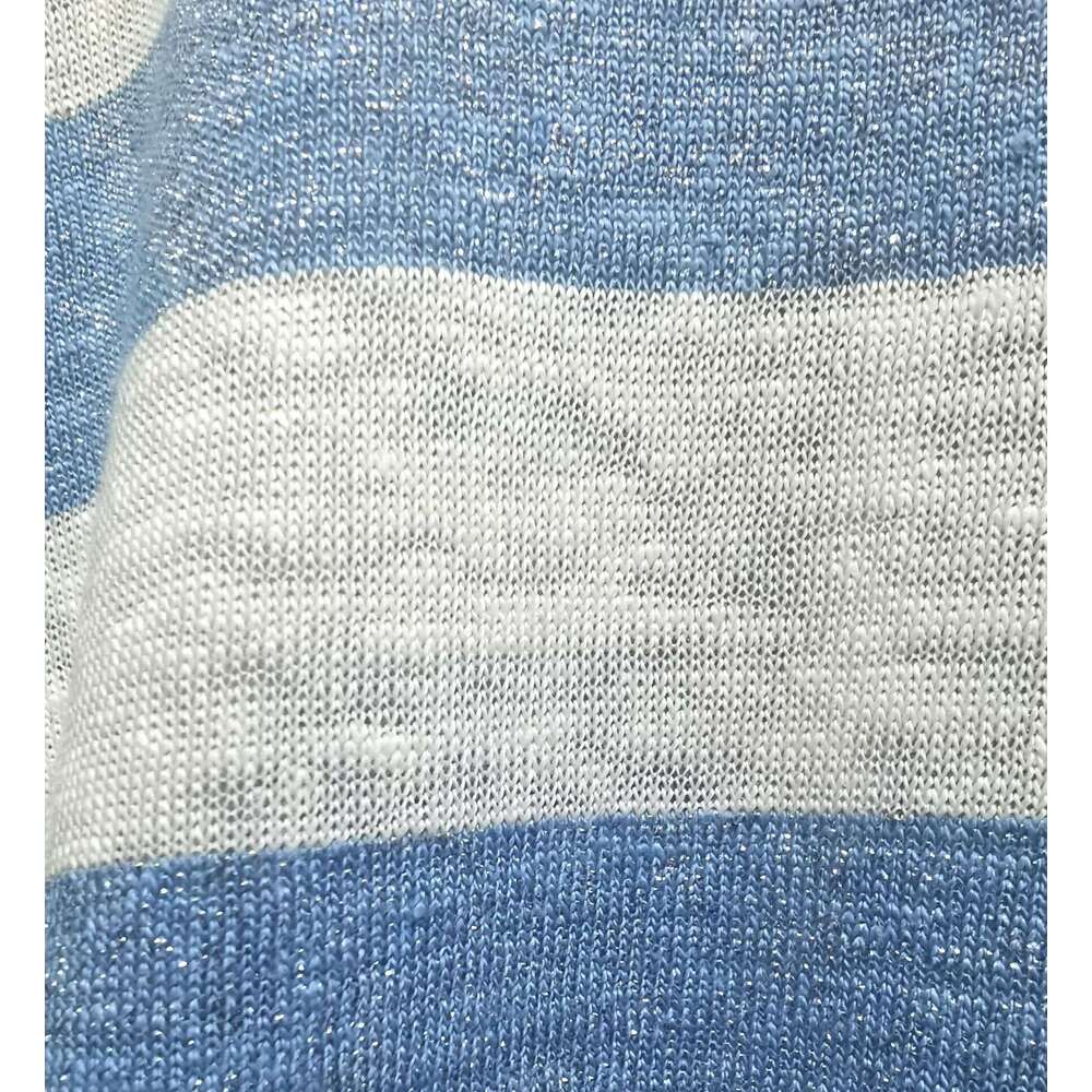 Lightweight 14s cotton en wide strip single-sided knitted casual wear T-shirt vest Hangzhou women's clothing fabric