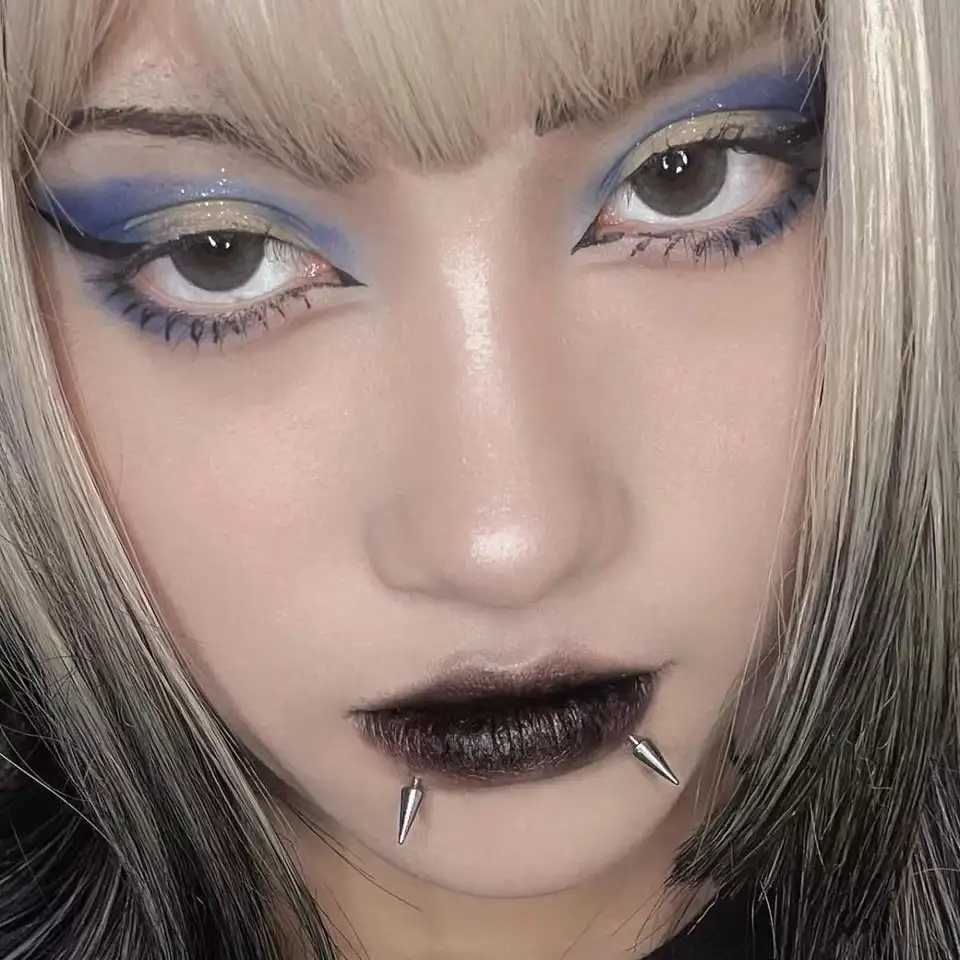 1PC Dracula Steel Piercing Jewelry Stainl Steel Septum Piercing Bo Decorations Vampire Fangs Zombie Teeth W241227