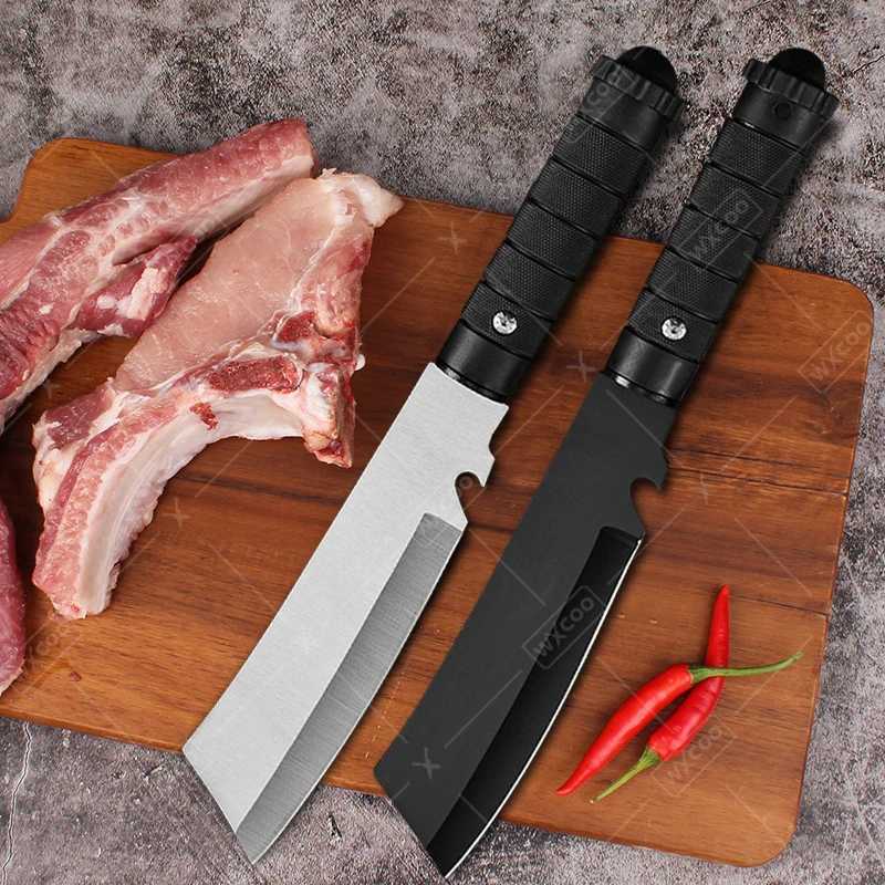 WXCOO Professional Kitchen Knife Forged Boning Knife with Cover Stainless Steel Chef But Cleaver Meat Fish Fruit Knife Y241227