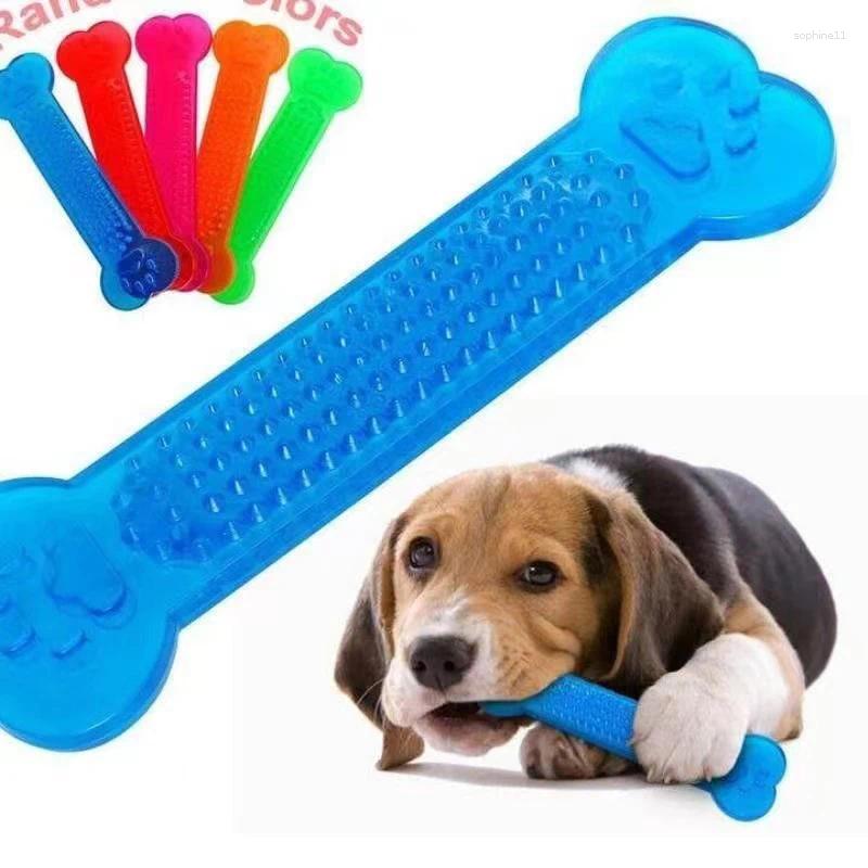 Update Pet Dog Chew Toys Rubber Bone Toy Aggressive Chewers Toothbrush Doggy Puppy Dental Care For Accessories