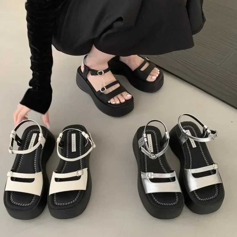 High Quality Platform Sandals Women Wear Fashion Korean Version To Match The Platform Shoes Korean Version Simple Sandals T241227