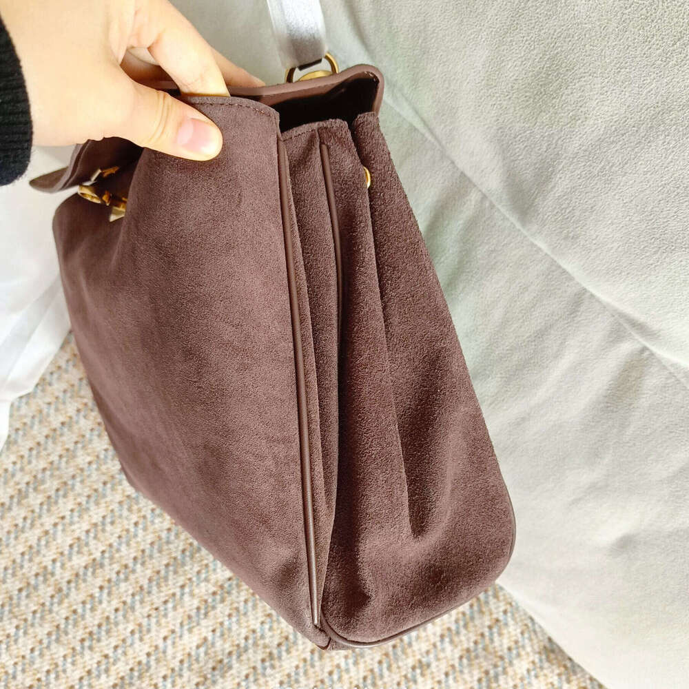 Women's Bags Handbag Momei Real Cow Suede Leather Large Capacity Women Tote Fashion Shoulder Bags