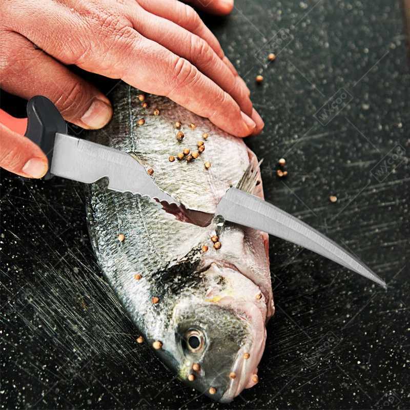 WXCOO tra shark Japanese chef cooking sushi Srl knife stainless steel fish fillet knife Mti pose fruit ingredient knife Y241227
