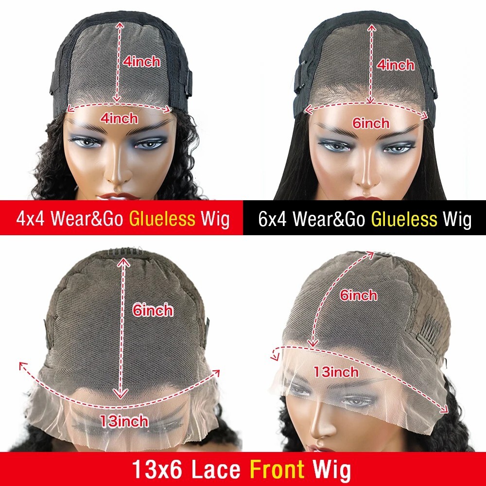 200% Density Human Hair Natural Body Wave 13X4 5X5 360Hd Lace Front Wig HD Human Hair