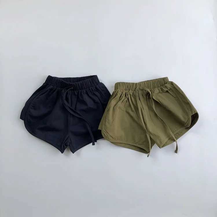 Korean Style New Summer Kids Clothes Baby Boys Pure Color Shorts Casual Children Shorts W241227