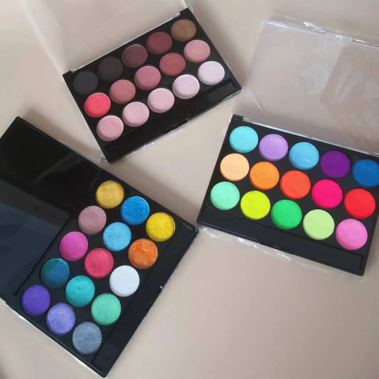 15 Color Water Based Face Body Painting Palette Neon Matte Pastel Aque Wet Eye Liner Kit For Kids Makeup Party 241224